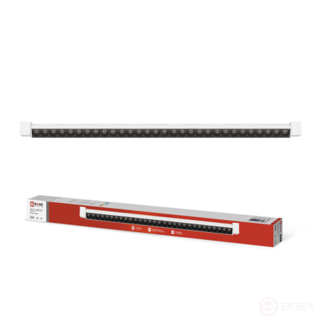 Светильник трековый линейный светодиодный поворотный LTR-02R-TL 50Вт 4000К 5000Лм 870мм IP40 24 градуса белый серии TOP-LINE IN HOME