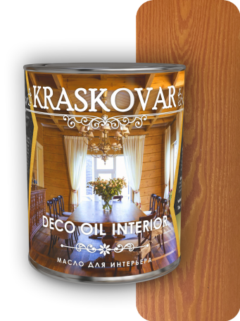Interior oil Kraskovar Deco Oil Interior Larch 0.75 l.