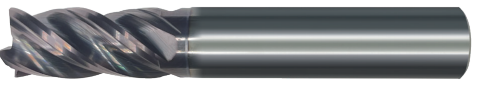 End mill VHM AlCrSiN Ø8x22x75x8 z=4 GEEFUN