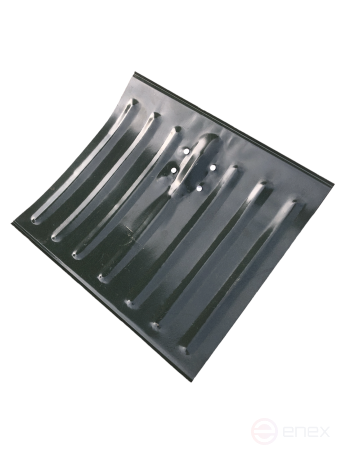 Лопата тротуарная ЛТР алюминиевая 1,5 без черенка, 428*375*1,5 мм