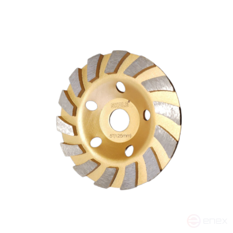 Чашка алмазная зачистная Skole Турбо-Сегмент 125 мм AK6-125