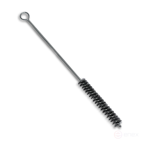 IBZ brush ruff, 300*100 mm, diameter 13 mm, steel corrugated wire STA 0.15 mm, shank 2.0 mm