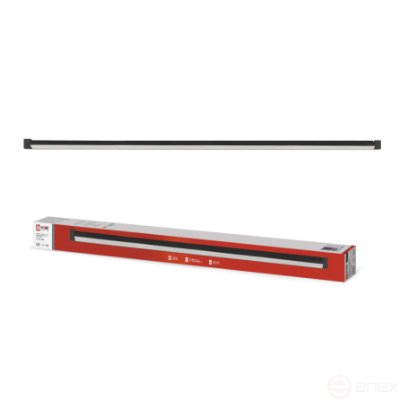 Светильник трековый линейный светодиодный поворотный LTR-01R-TL 6040B 60Вт 4000К 1135мм 120 градусов черный серии TOP-LINE IN HOME