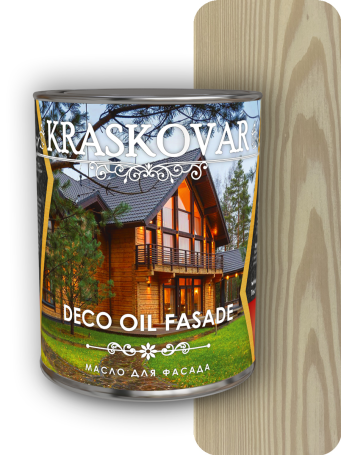 Facade oil Kraskovar Deco Oil Fasade White 0.75 l.