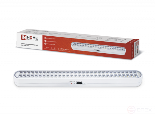 LED emergency lamp SBA 1094-60DC 60LED 2.2Ah lithium battery DC IN HOME