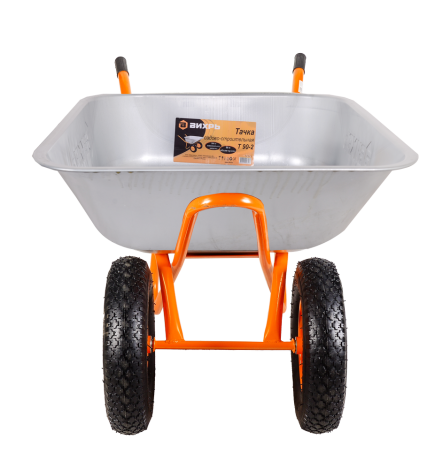 Gardening and construction T90-2 two-wheeled wheelbarrow