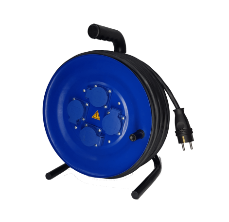 Extension cable power ATOM KG 3500 W 30m on a metal coil IP 44 (c/w)