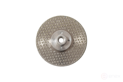 Diamond electroplating silver disc SKOLE 125 mm AZ24-125B