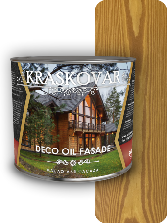 Facade oil Kraskovar Deco Oil Fasade Teak 2.2 l.