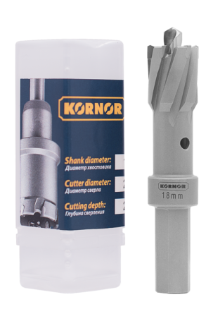 Корончатое сверло TCT Drill, L-25 мм, 15x25 мм Kornor