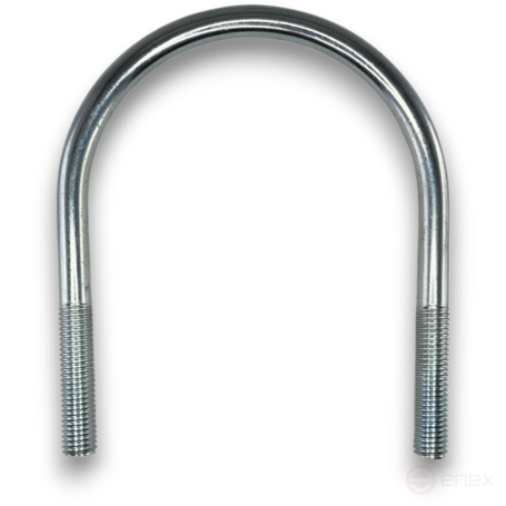 Керн Комплект хомут U образный гост 24137-80 м12х110 + 2 гайки + 2шайбы. Оцинкованный. 5 комплектов RKU00121102005