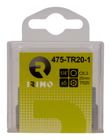 Биты TR20 25 мм 1/4"