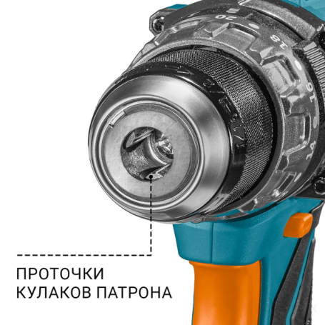 Дрель-шуруповерт аккумуляторная ударная BORT BAB-21U (2x4А.ч)