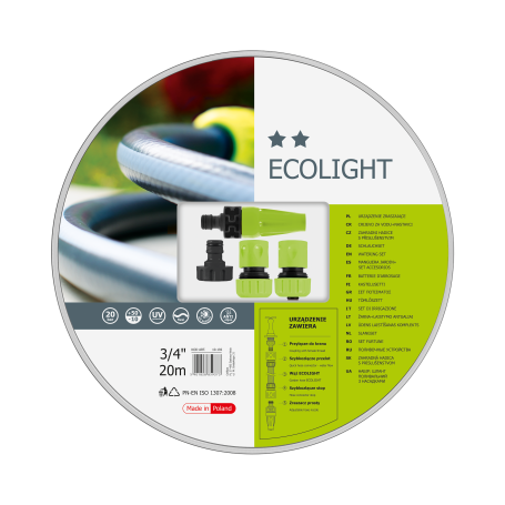 ECOLIGHT watering set 3/4" 20 m