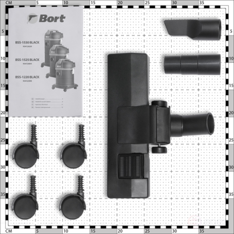 Пылесос для сухой и влажной уборки BORT BSS-1530 BLACK
