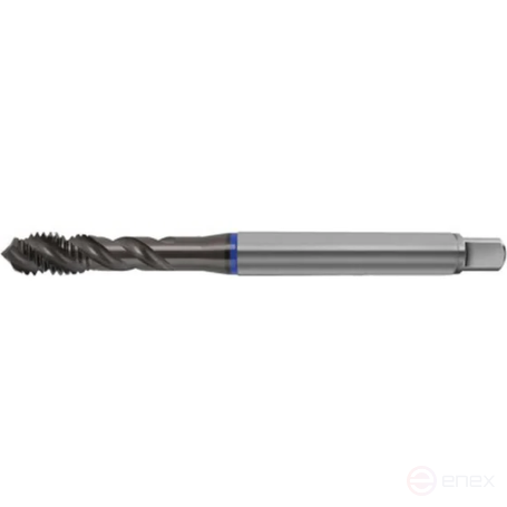 Tap Machine screw groove M10x1.5 HSS-E DIN371 Form C 6H Blue Ring ToolPro