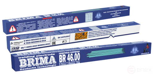 Электроды BRIMA BR 46.00 (ф 3.2 мм x 350 мм, 1 кг)