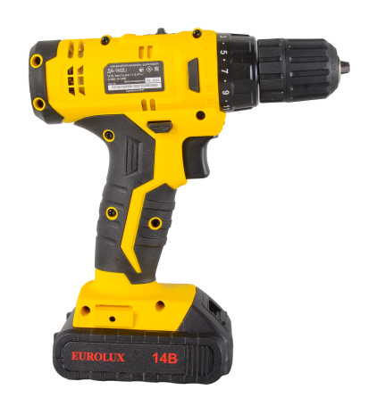 Cordless screwdriver drill Eurolux DA-14/2Li