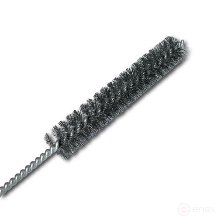 IBZ brush ruff, 300*100 mm, diameter 4 mm, steel corrugated wire STA 0.10 mm, shank 1.0 mm