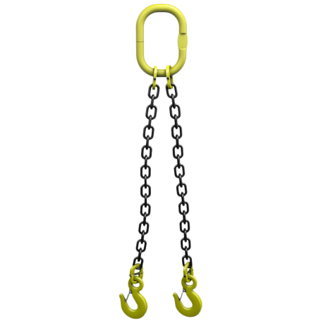 2.8t 1.5m OCALIFT 2CC chain double-branched t8 sling