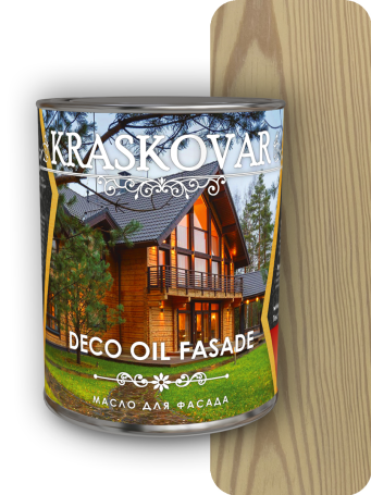 Масло для фасада Kraskovar Deco Oil Fasade Ваниль 0,75 л.