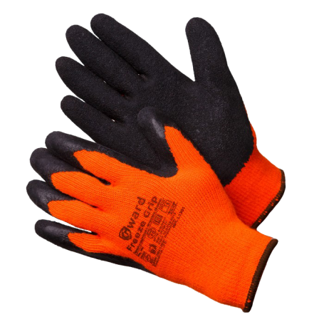 Перчатки утепленные акриловые с текстурированным латексом Gward Freeze Grip