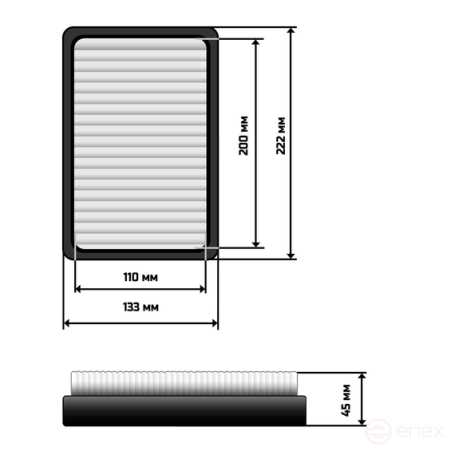 Фильтр для пылесоса патронный BORT BF-600-HEPA