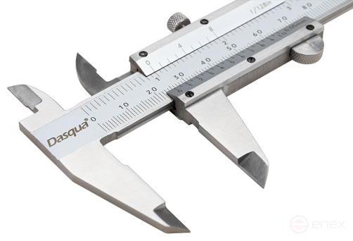 Штангенциркуль нониусный 0-200 мм/0-8"; 0,05 мм/1/128"