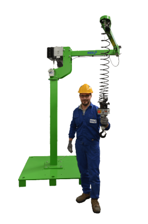 Liftronic® Easy Manipulator on a column with an arrow 2.5 m L160CH