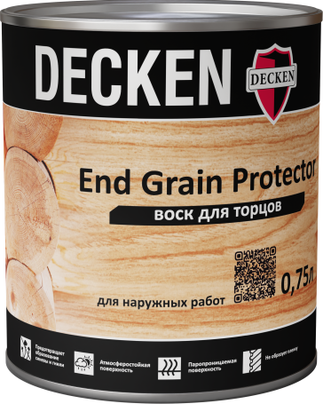 Воск для торцов DECKEN End Grain Protector, 0,75 л