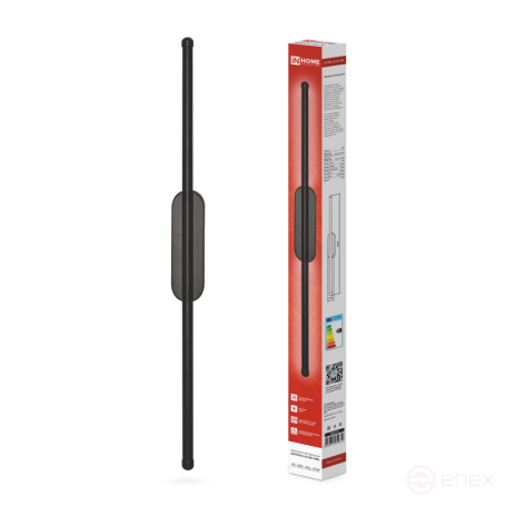 Светильник светодиодный ESTETIKA LUV-60C-40BL 10Вт 230В 4000K 700Лм 600х50x25 черный IN HOME