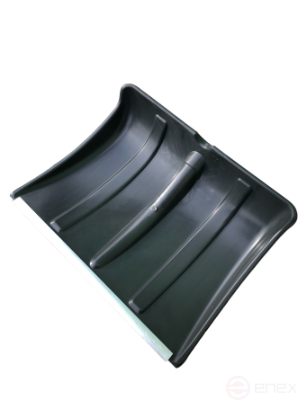 Лопата пластмассовая "ЛЕДОк" с оцинкованной планкой, 470х350 мм