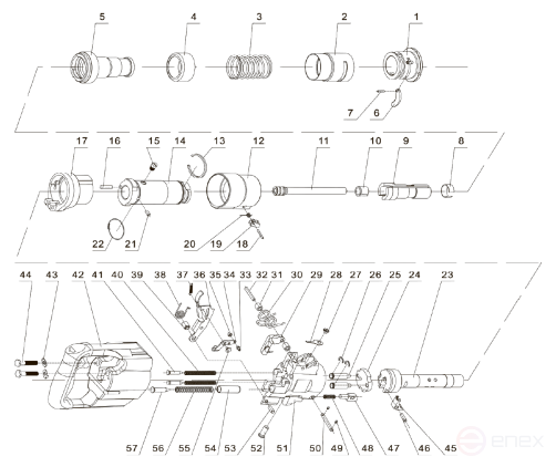 Монтажный пороховой пистолет FEDAST PC 84 (ПЦ-84)