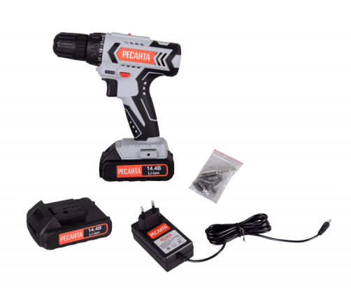 Cordless Screwdriver drill DA-14-2L Resanta