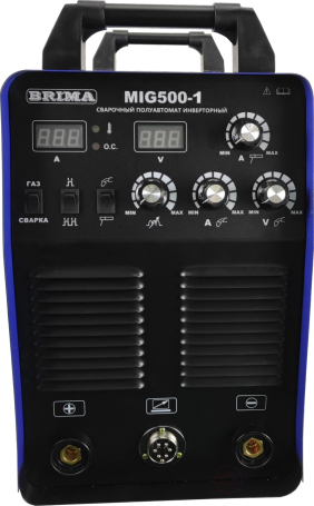 Полуавтомат MIG-500-1 (380В, WF4) (15кг) "BRIMA"