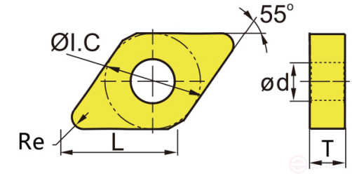 Пластина DNMG150608-MA HN5835