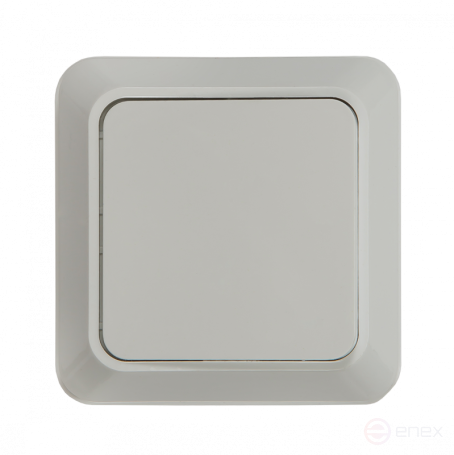 Выключатель одноклавишный BOLLETO белый накладной 7021 IN HOME