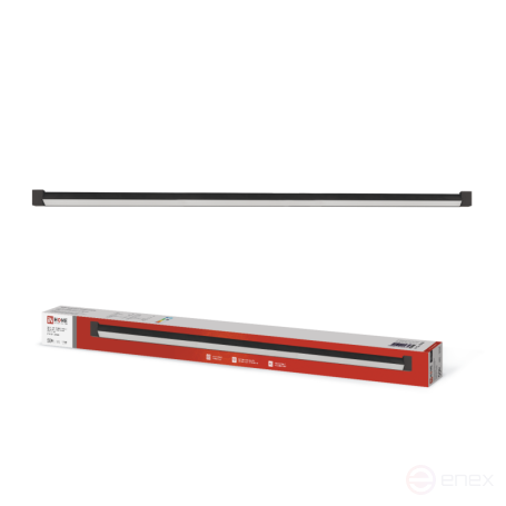 Светильник трековый линейный светодиодный поворотный LTR-01R-TL 5040B 50Вт 4000К 870мм 120 градусов черный серии TOP-LINE IN HOME