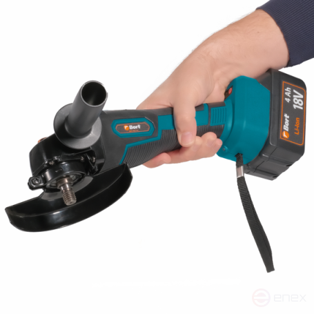 Angle grinder rechargeable BORT BWS-18Li-125