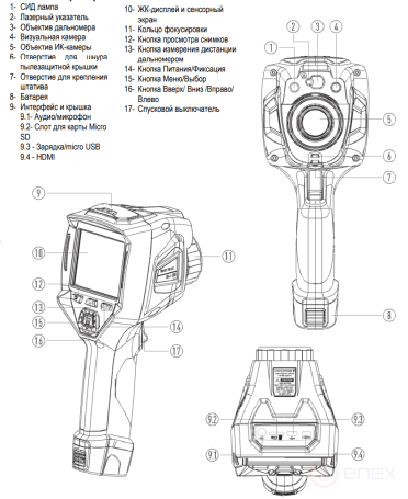 DT-9897H Тепловизор профессиональный