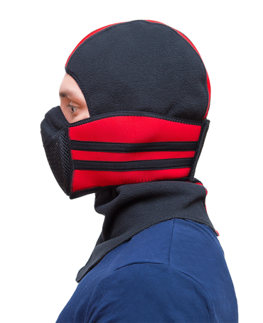 Balaclava thermal mask 3 in 1 TM 1.4. (black and red) SAYVER|SAYVER