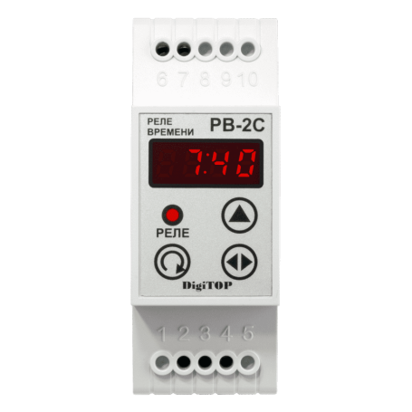 Time relay RV-2s on DIN rail