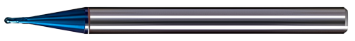 Spherical end mill VHM NaCo Ø2.0x3x8x50x4 z=2 GEEFUN