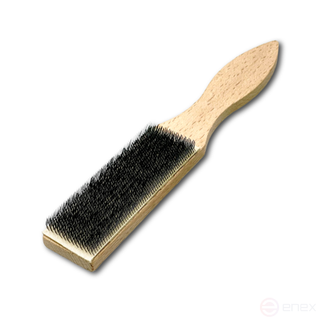 File cleaning brush 250 x 40 mm, working part 115 x 38 mm