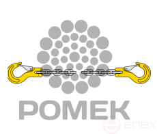 Цепь крепежная со стяжным механизмом РОМЕК 8-КЦ10-8,6т / 5,0м, т8
