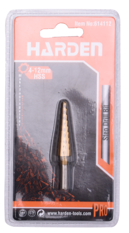 Step drill for metal 4-12 mm HSS // HARDEN