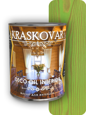 Kraskovar Deco Oil Interior Interior Oil Lime green 0.75 l.