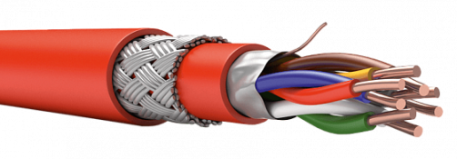Cable series KPKV, KPKP, including shielded, flexible, armored KPKEPKPng(A)-FRHF 2x2x0,50, 200 m