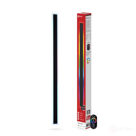 Светильник уличный светодиодный ДБУ MARS90-30RGB-SMART-ВL 30Вт 900x80 с пультом ДУ IP54 черный IN HOME