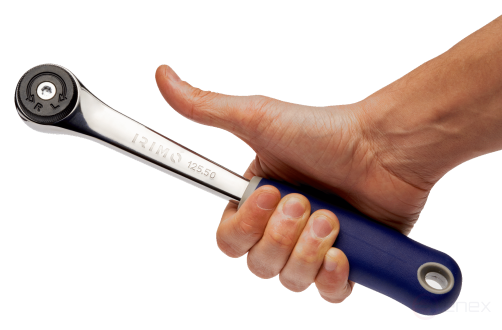 Ratchet wrench with rounded head 1/2